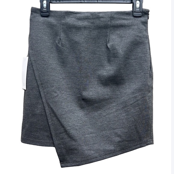 Tobi Dresses & Skirts - NWT TOBI Asymmetrical Envelope Wrap Skirt, Grey, Size Medium